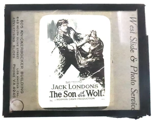 Diapositiva Magic Lantern - "El hijo del lobo" de Jack London - Imágenes de radiocontrol - Imagen 1 de 2