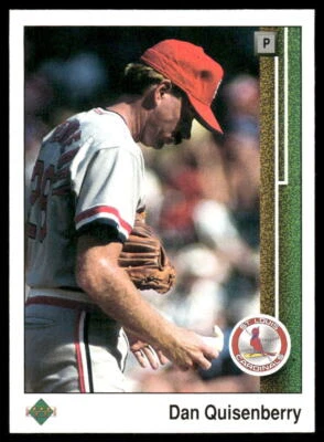 Dan Quisenberry 1989 Upper Deck #533 St. Louis Cardinals - Image 1 of 2
