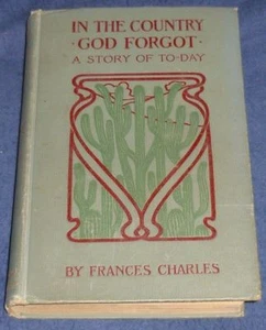 IN THE COUNTRY GOD FORGOT A Story of To-Day Frances Charles 1902 1st edition HC - Imagen 1 de 7