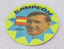 1966 ALBUM CAMPEON, CRACK, ZOCO ESPAÑA # 421, DISC TRADING CARD