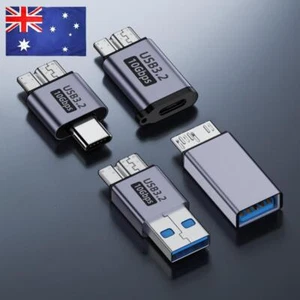 USB-A/Type-C To Micro B Data Adapter 7.5W Use for Hard Drive Cable Mobile Phone - Picture 1 of 24