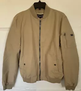 MICHAEL KORS WINDBREAKER JACKET LINED MESH MENS SIZE S SMALL TAN NWOT - Picture 1 of 3