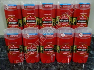 10 Old Spice SWAGGER Scent of CEDARWOOD Men's Aluminum Free Deodorant 3.0 oz. - Image 1 of 4