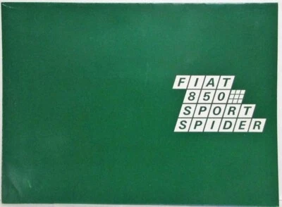 Carpeta de ventas Fiat 850 Sport Spider 1968 Foto 1 de 4