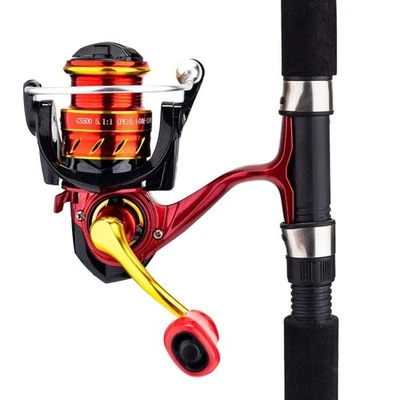 Mini Angelrolle 500 Series Metallspule Ultra Light mit Smooth Drag Funktion - Bild 1 von 4