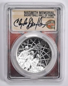 PR70 2020-P CLYDE DREXLER SIGNED Basketball HOF Commemorative Dollar PCGS *7351 - Picture 1 of 5
