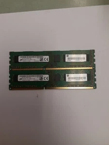 Set of 2 MICRON 8GB DDR3 DESKTOP RAM PC3-1600 2Rx8 MT16KTF1G64AZ-1G6E1 - Picture 1 of 4