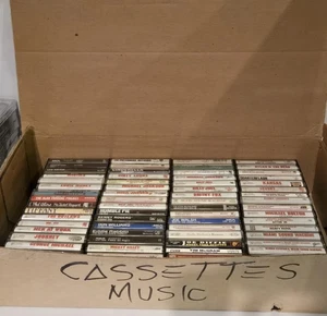 Vintage Cassette Tape LOT Mixed Music - 68 Cassettes *READ DESCRIPTION*  - Picture 1 of 11
