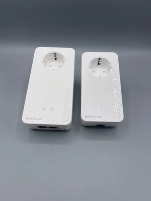 🔥Devolo Powerline Magic 1 WiFi 2-1 Netzwerk LAN 1200Mbps WLAN Adapter Powerlan - Bild 1 von 4