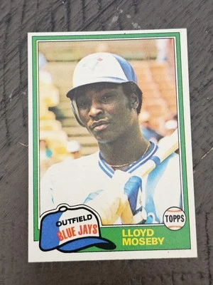 1981 Topps - Lloyd Moseby #643 (RC) Toronto Blue Jays  - Image 1 of 2