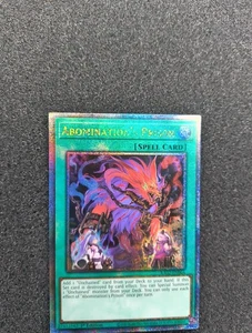 "Abomination's Prison" 1st Edition (Quarter Century Rare) RA02-EN064  - Picture 1 of 3
