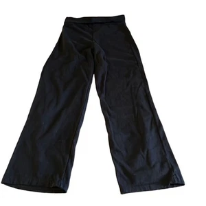Crushed Ice Girls S 7-8 Black Knit Pants Folded Waistband - Picture 1 of 8