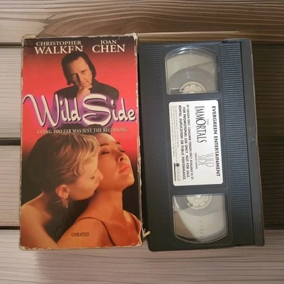 Wild Side + The Immortals VHS Promo UNRATED DUAL COVER Walken Heche Rare 1995 - Image 1 of 3