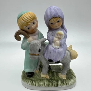 Virgin Mary Joseph Baby Jesus Nativity Statue Figurine Sanmyro Japan Holy Family - Picture 1 of 10