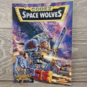 Warhammer 40k Space Wolf Codex Supplemento Giochi Officina Vintage - Foto 1 di 3
