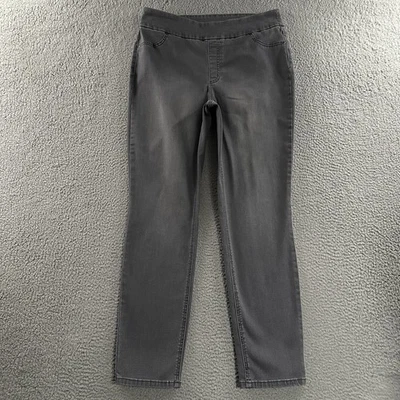Chicos Womens Jeans Gray Size 2 Perfect Stretch Jegging High Rise Cotton Blend - Image 1 of 4