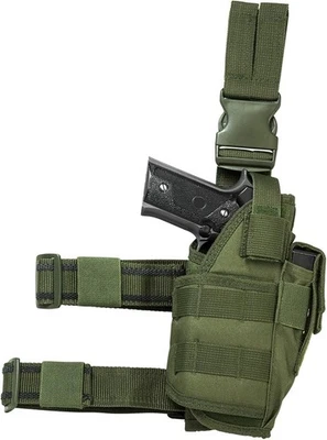VISM Drop Leg Tactical Holster-Green - Image 1 of 4
