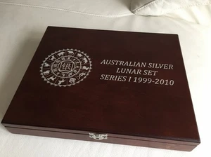 6 Coin Set Silver Lunar Series I Coin Display Box - Picture 1 of 3