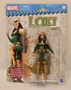 "Figura retro Lady Loki de Marvel Legends escala 6"" nueva en caja" - Imagen 1 de 6
