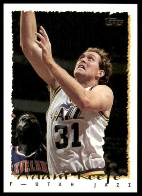 1994-95 Topps #272 Adam Keefe Utah Jazz - Image 1 of 2