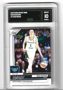 Paige Bueckers 2025 Panini Instant WNBA Rookie Card #1 Wings Debut Graded Gma 10 - Picture 1 of 1