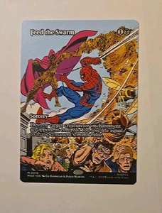 Feed the Swarm (Borderless) 0016 (M) Magic The Gathering Spider-Man Regular M/NM - Imagen 1 de 4