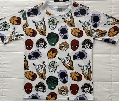 Marvel Boys Graphic Print Short Sleeve Shirt Size 14/16 - Image 1 of 4