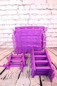 Kiddieland Disney Minnie Ride-On Train TRACKS ONLY Purple 26 Pieces. Large - Picture 1 of 2