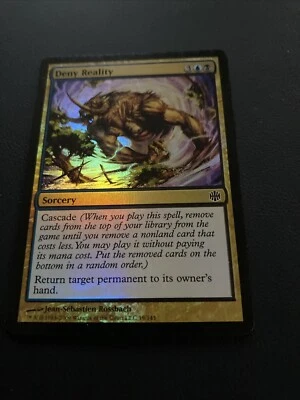Magic the Gathering Foil Deny Reality Alara Reborn MTG TCG CARD - Image 1 of 2