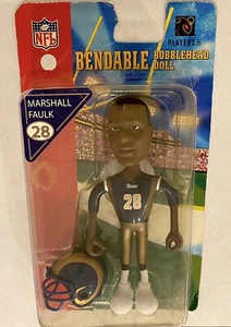 2004 NFL Player Inc Marshall Faulk #28 St.Louis Rams Bendable Bobblehead Doll - Picture 1 of 7