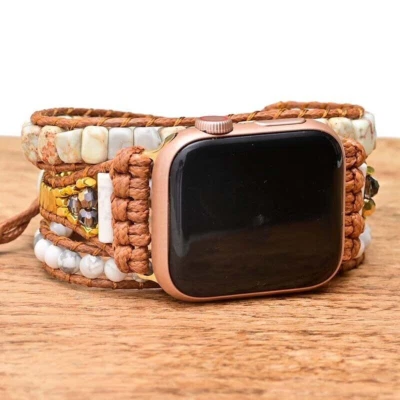 42/44/45/49mm iWatch Band Boho Wristband for Apple watch Series 9 8 7 6 5 4 3 2 - Image 1 of 4