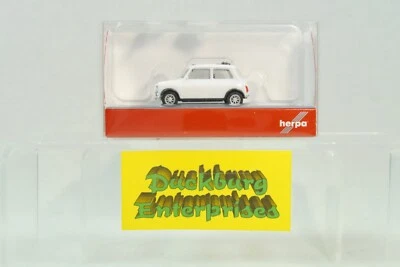 Herpa 1:87 PKW Mini Cooper std. mit Faltdach 028592 weiß in OVP 184867 - Bild 1 von 2