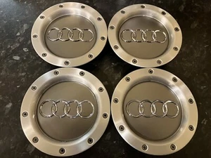 4PCS Silver/Grey Wheel Centre Caps for Audi TT MK1 8D0601165K 146mm -UK STOCK - Picture 1 of 2