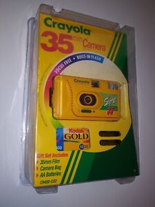 Crayola Vintage 35mm camera set new factory sealed 1999 kids retro film camera