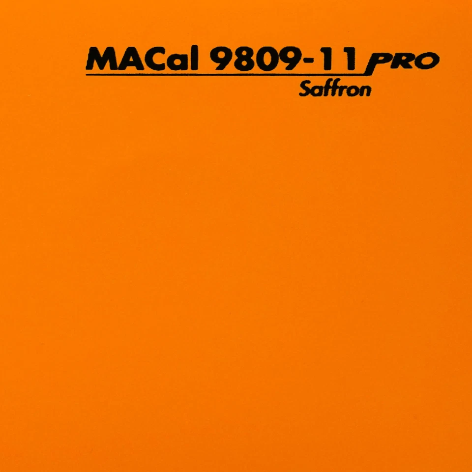 MACTAC 1 m (15,95 € /m) Plotterfolie melonengelb glänzend Selbstklebefolie 61,5 cm