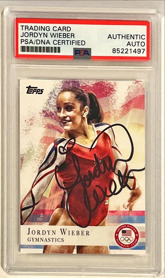 2012 Topps US Olympics Jordyn Wieber Gymnastics Signed Auto Card #78 PSA DNA - Image 1 of 1