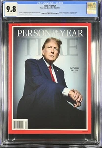 ๐ฅ Time Magazine December 30 2024 - Donald Trump Person of Year CGC 9.8 ๐ฅ - Picture 1 of 2