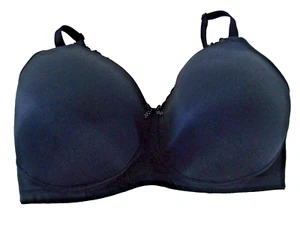 Sujetador de lactancia Marks & Spencer UK 34E negro sin alambres mezcla de algodón desplegable - Imagen 1 de 3