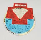 Vintage 1977 Emergency First Aid Card **