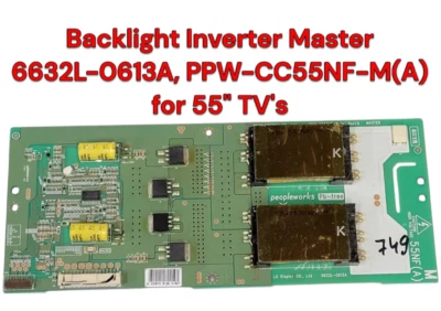 Inversor de retroiluminación Master 6632L-0613A, PPW-CC55NF-M(A) para televisores de 55" Foto 1 de 4