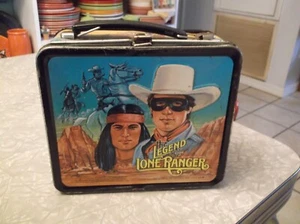1980 The Legend of the Lone Ranger Metal Lunch Box- No Thermos - Picture 1 of 20