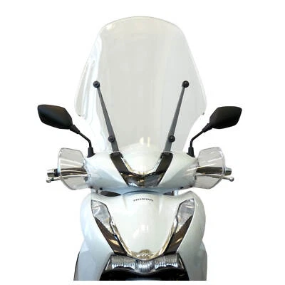 PARABREZZA FABBRI TRASPARENTE TOP ALTO per Honda 150 SH 2021-2024 - Immagine 1 di 4