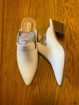 Sbicca Vintage Collection Thomaston Leather Western White Booties NIB 8 - Image 1 of 3