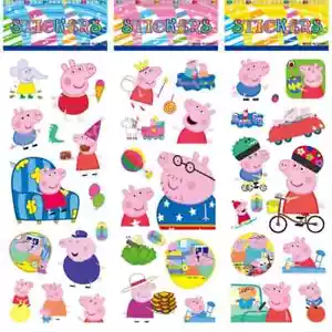 Peppa Pig & Paw Patrol Mini Bubble Stickers for phones, flasks, etc UK SELLER - Picture 1 of 6