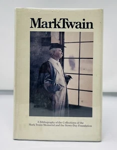1984 Mark Twain BIblIography Of The Collections Of The Mark Twain FIRST EDITION - Picture 1 of 6