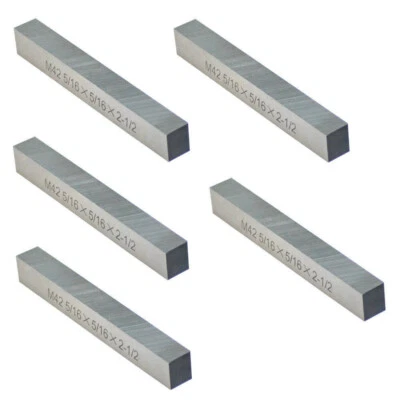 5 PC M42 Cobalt HSS Square Rectangle Tool Bits 5/16" x 5/16" x 2 1/2"  - Image 1 of 2