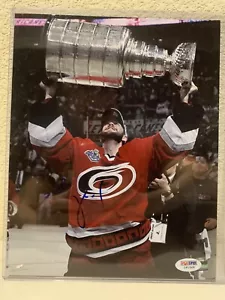 Cam Ward Signed Carolina Hurricanes 8x10 Photo PSA/DNA - Picture 1 of 6
