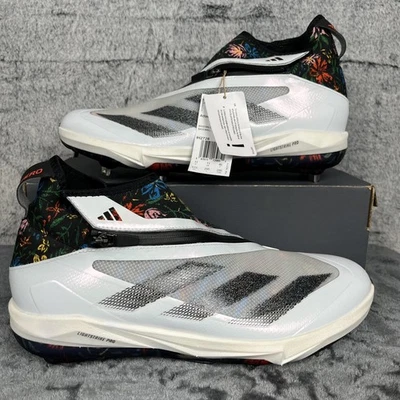 Adidas Adizero Impact+ Baseball Cleats Men's 11 Floral Metal Lightstrike Pro - Image 1 of 4