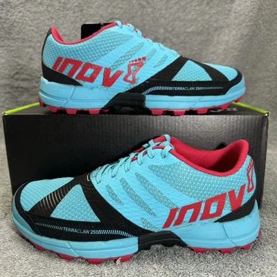 Inov-8 TerraClaw 250 Zapatillas de Trail Running Azul/Baya/Negro, Para Mujer Talla 6.5 Foto 1 de 4