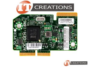 SUPERMICRO 1GB/S QUAD PORT ADD ON CARD NIC 4X1GB/S FOR B1DRI AOC-GEH-I4M - Picture 1 of 2